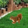 Garden Ornaments for Outdoor Spaces Realistic Squirrel Stake, 2D Flat Acrylic Yard Art Waterproof Decor Flower Beds Cute Ornament Lawn Patio