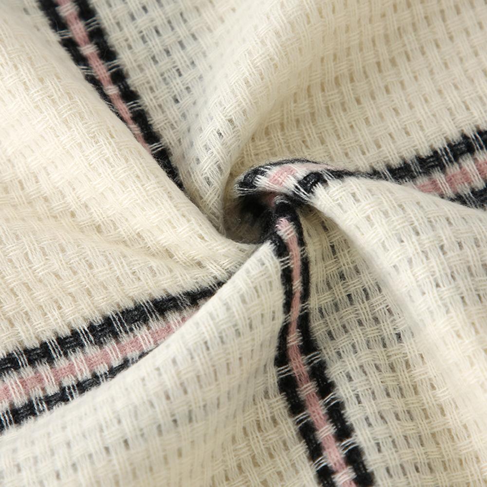 Autumn Winter Unisex Shawl Imitation Cashmere Warm Sweet Plaid Tassel Scarf Cape