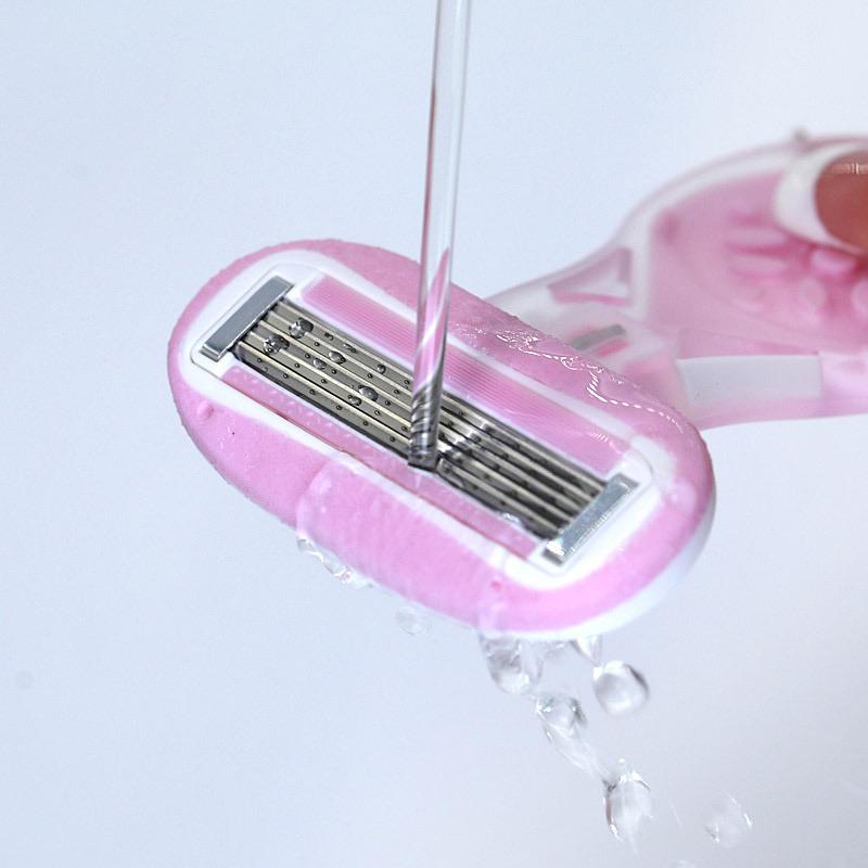 Women's full-body hair removal device, Non-disposable Manual Hair Removal Razor with Soap Holder - washable,Reuseabale