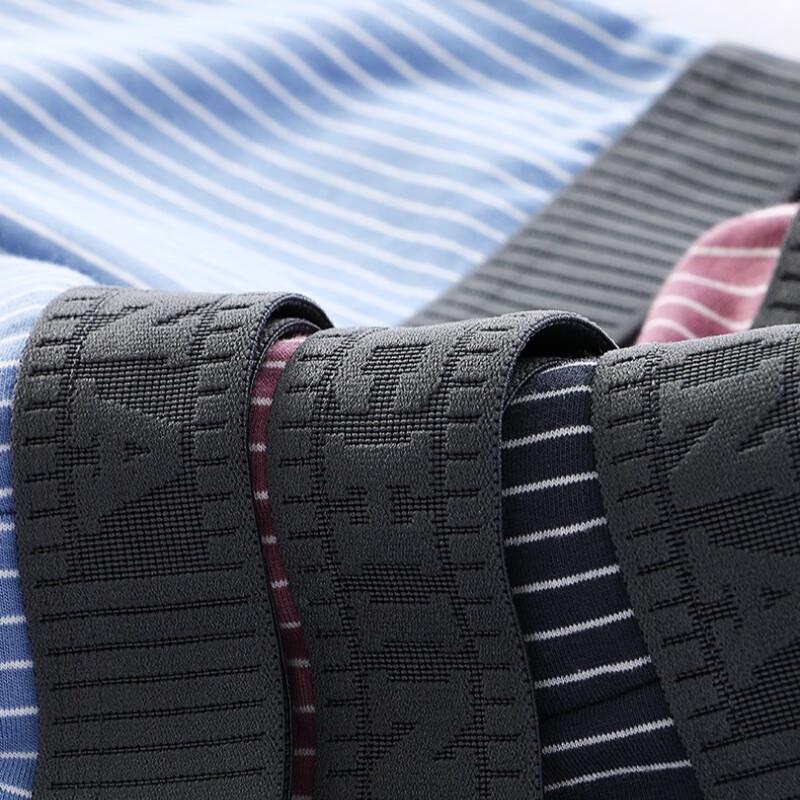 Woodpecker Men's Striped Cotton Boxer Briefs