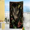 Dragon Beach Towel High Absorbency & Quick-Dry Comfortable Lightweight