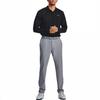 Under Armour Solid Fit Long Sleeve Polo Shirt Men tops Black 1379728-001