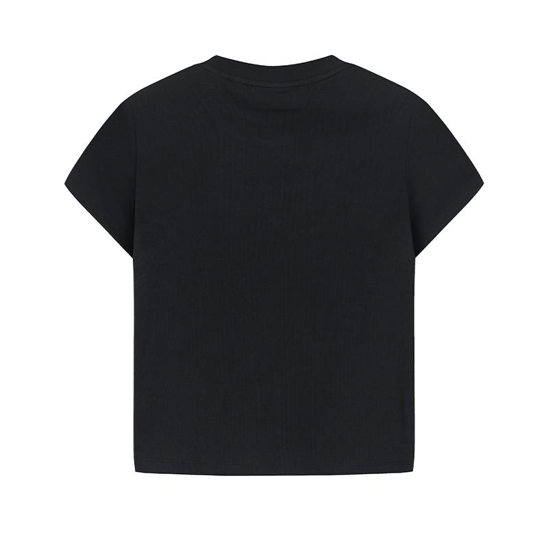 Fila Original Moisture Wicking Casual Regular Sleeve T-Shirt Women Tops F11W639115FBK