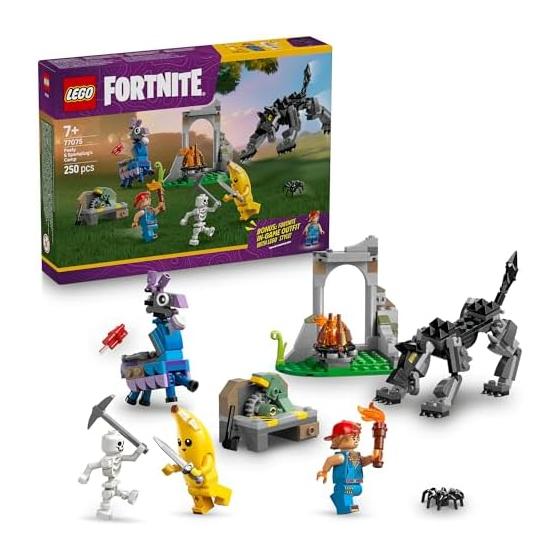 LEGO Fortnite Пили и Спарки Кемпинг Игрушка Подарок на День Рождения Конструктор Мальчики Девочки Дети 7 Лет 8 Лет 9 Лет Начальная Школа Игра
