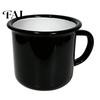 Home Kitchen Accessories Retro Enamel Coffee Mug, 360ml Vintage Colorful Tea Cup, Gift for Lovers Nostalgic Style Drinkware Office And Use Camping