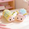 30cm Tie-Dy Caterpillar Stuffed Animal Hugging Pillow Cute Plush Soft Pillow Doll Simulated Caterpillar Toy Gifts For Birthday