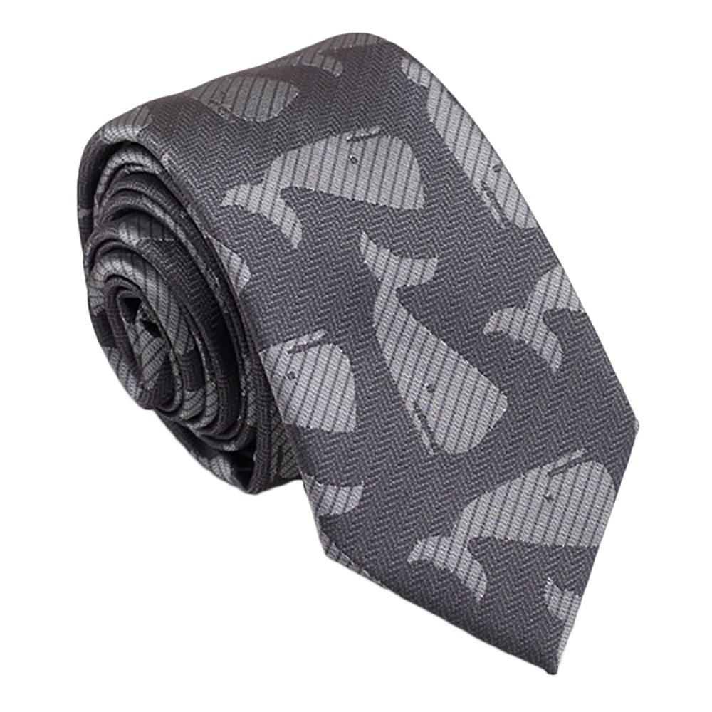 

[Laquest] Narrow Tie, BusinessCasual, 6cm Wide (Whale (022))