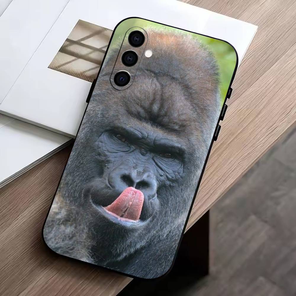 Monkey Memes Funny-d-D  Phone Case For Samsung Galaxy A73,A72,A71,A70,A53,A52,A51,Soft Silicone Black Cover Samsung a42 5g