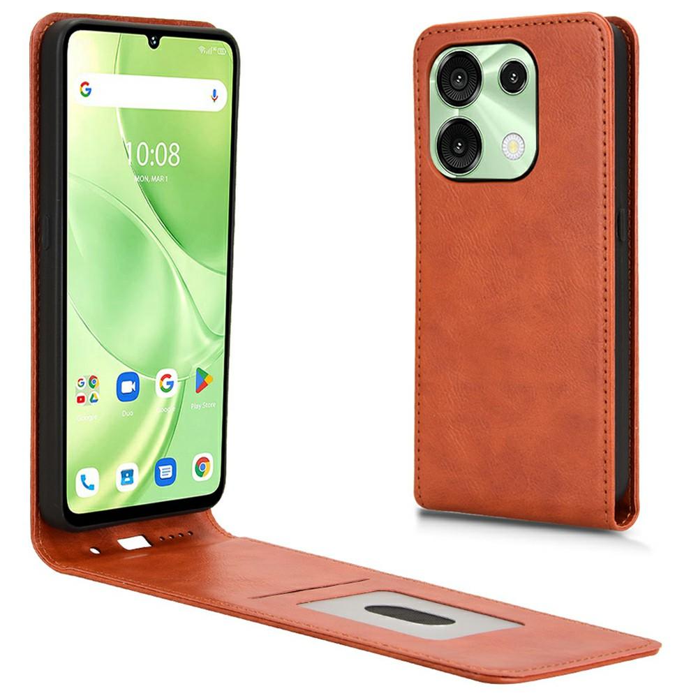 For Umidigi G9 5G/Note 90 Case with Card Slot Magnetic Vertical Flip Leather Phone Cover