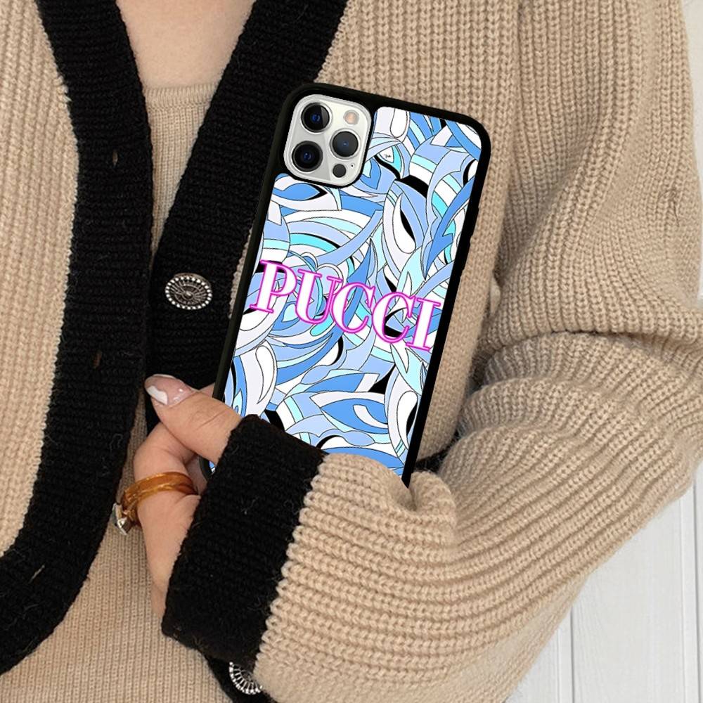 

E-Emilio Logo Pucci Phone Case For IPhone 17 16 Pro Max Air 13 12 Mini 14 15 Plus 11 PC+TPU Back Cover iPhone 16 plus