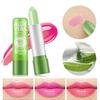 Aloe Vera leppestift Fargeskiftende leppepomade Fuktighetsgivende Vanntett Anti-tørr Sprekking Temperaturendring leppestift