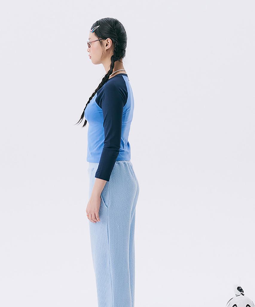 JUNEJUNE SPACE No.6 Raglan T-Shirt_Navy