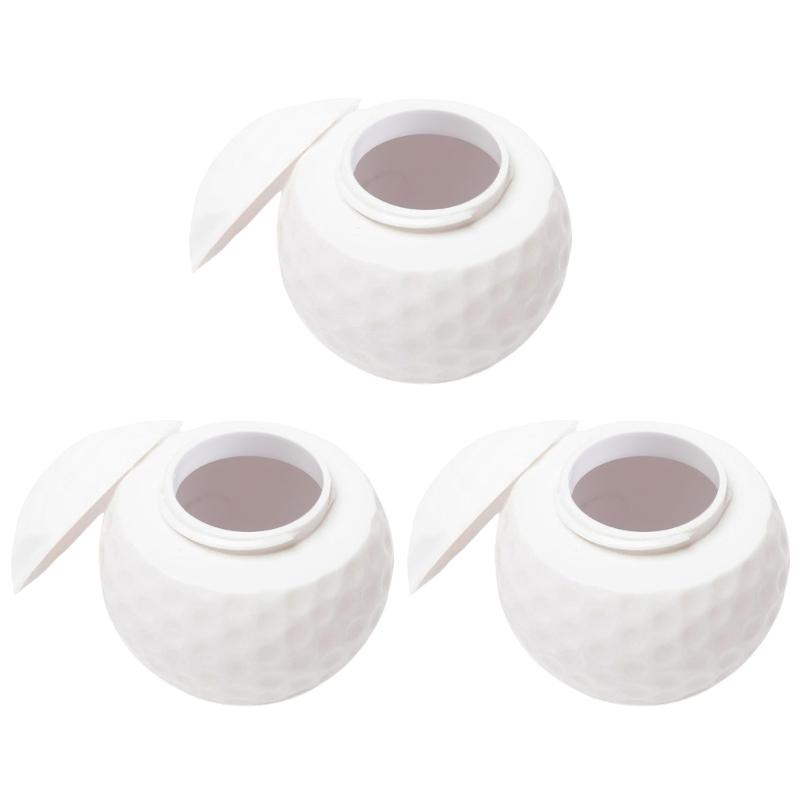 1/3Pcs Golf Balls Shape Shot Glass With Lid Reusable Wine Cup Plastic Golf Shot Glasses Gift For Golf Enthusiasts
