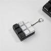 Kawaii Mini Mechanical Keyboard Clicker Fidget Toy Portable Keychain ASMR Sound Stress Relief Backpack Pendant Portable Gift Toy