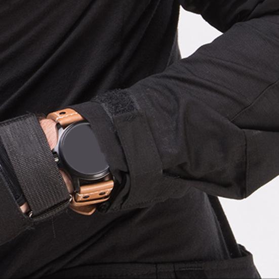 Men Combat T-shirt Camouflage Stand Collar Slim Long Sleeve Autumn Shirt