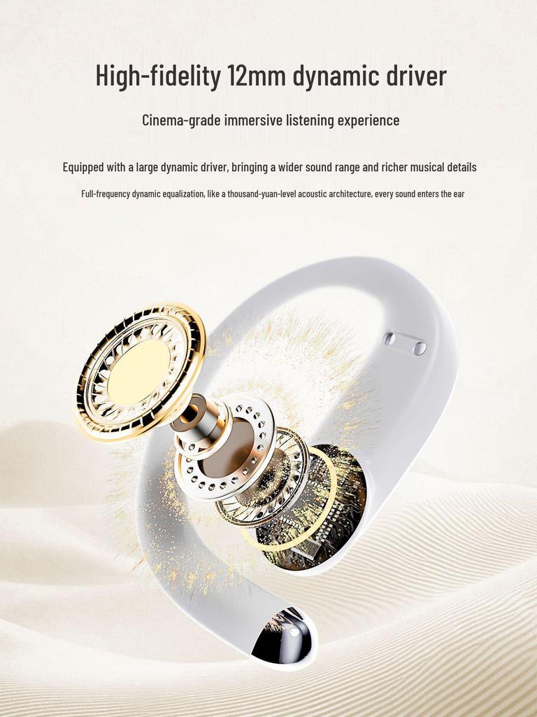 Wopin Noise-Reducing Open-Ear Bluetooth Headphones for Cycling & Sports