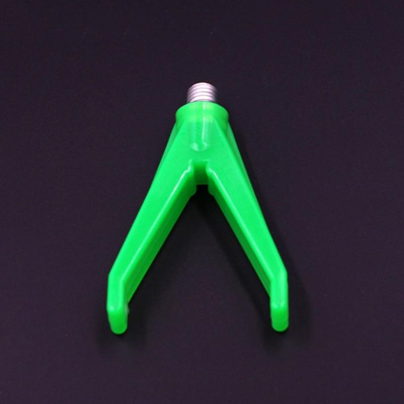 12pcs Carp Fishing Rod Rest Head Grip Nonslip Fishing Rod Stand Replacement Plastic Carp Fishing Rod Rest Head