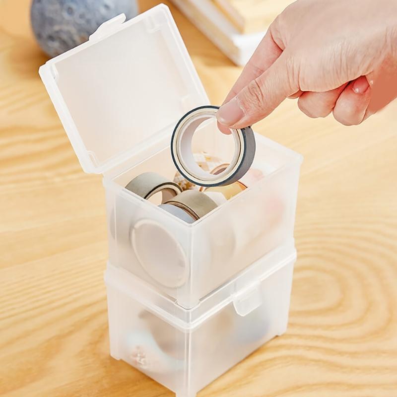 Clear Storage Containers Box for Game Card Playing Card Case Trading Card Storage Box Small Playing Card Storage Box