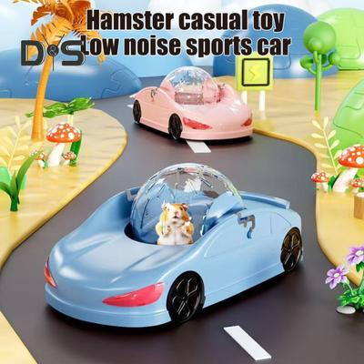 Παιχνίδι Hamster Running Ball Vehicle Παιχνίδι Διαφανής τροχός άσκησης με μπάλα Hamster 360 μοιρών Θέα Silent Fitness Running Wheel για μικρά κατοικίδια