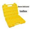 Multifunctional Large Handheld Plastic Socket Tool Box - Industrial Grade for Car & Household Use