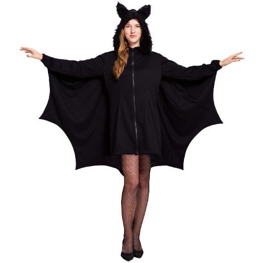Euro size halloween female bat costume bat costue uniform, vampire witch batman costume