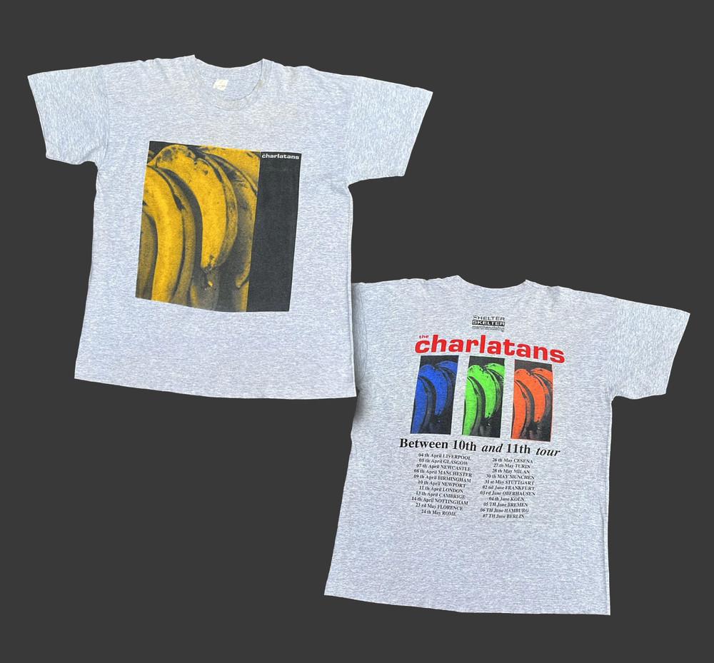 Gray The Charlatans Band Poster Shirt Unisex Concert S-5XL SG895 Unisex T-Shirt XXL