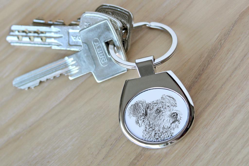 Pumi, Hungarian Pumi, Hungarian Herding Terrier - Keychain with a Dog, Keychain with a Print, Personalized Pendant from the Art-Dog Brand