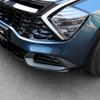 Carbon Fiber Bright Black Front Bumper Fog Light Lamp Frame Trim Cover Exterior Style For Kia Sportage NQ5  Accessories