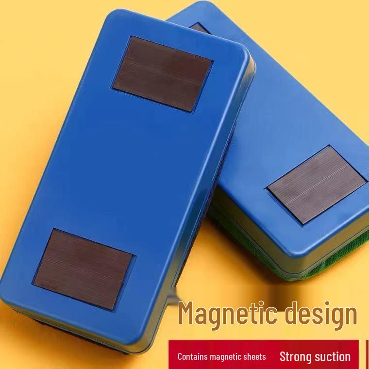 

Большая магнитная губка для доски и меловой доски для использования в классе, конференц-зале и для детской доски для рисования Magnetic Eraser [Single Piece]