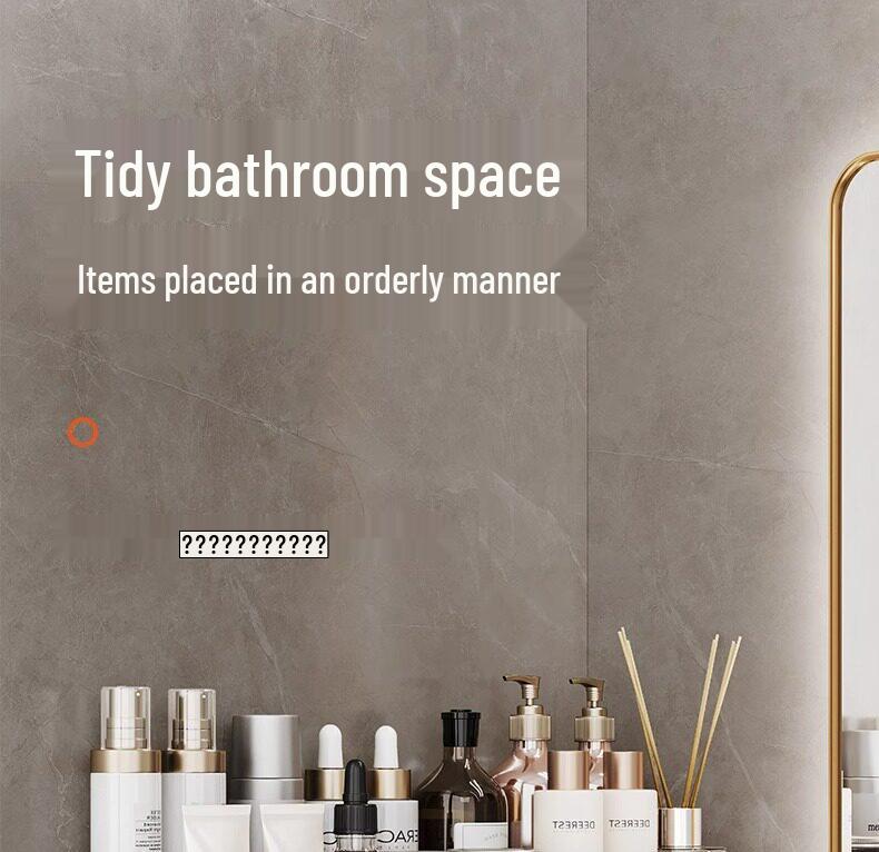 Punch-Free Wall-Mounted Bathroom & Toilet Storage Shelf