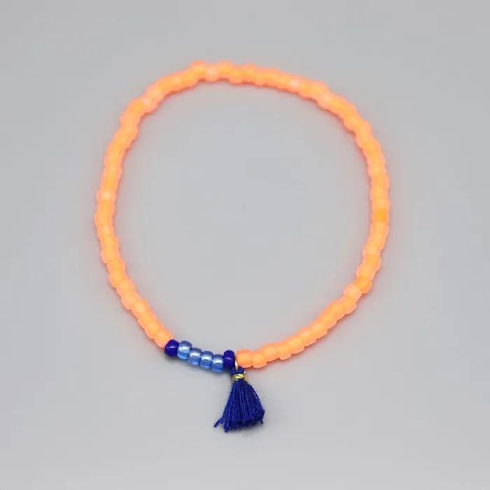 Bonbo Neon Color Point Tassel Bead Bracelet 5 Colors