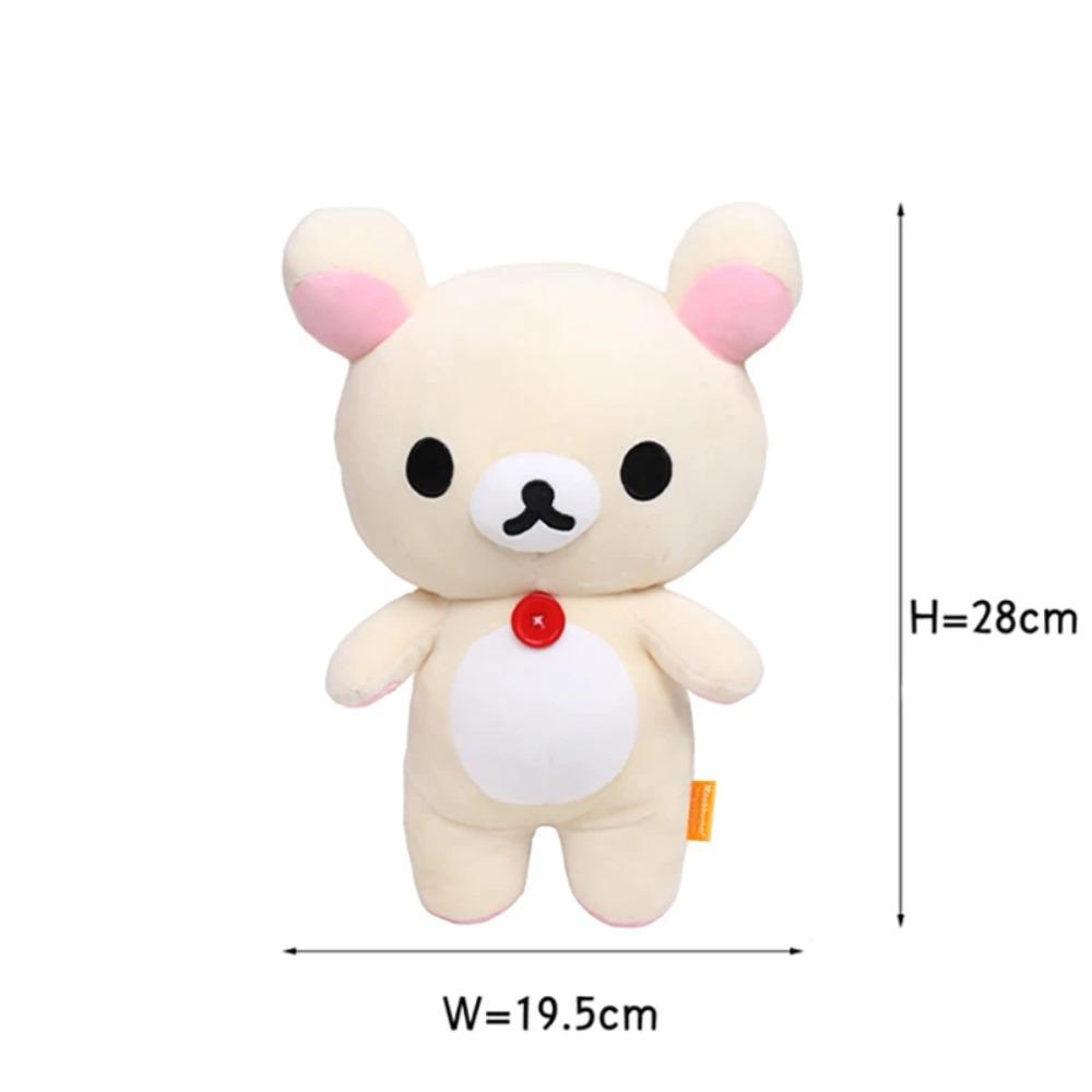 Anime Rilakkuma Cartoon Plüschpuppe Weiche Bärenspielzeuge Kawaii Raumdeko Teddybär Plüschtiere Niedliches Pärchen Bär Weihnachtsgeschenke für Mädchen