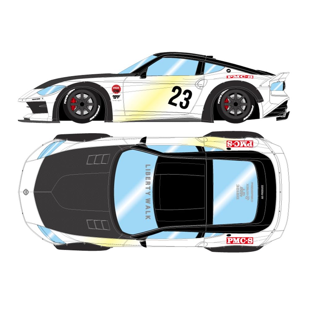 

Макияж EIDOLON LB NATION Fairlady Z Watanabe Жемчужно-белый Готовое изделие LB023B 1/43 (РЗ34) (Колеса RS с 8 спицами)