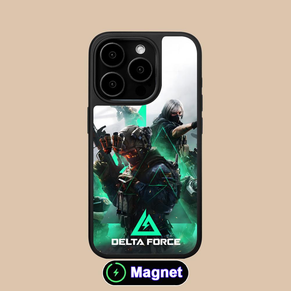 Game Delta Force Matte Surface Magsafe Mobile Phone Case for iPhone 17 16 15 14 13 12 11 Air Pro Max Plus Colorful Cover