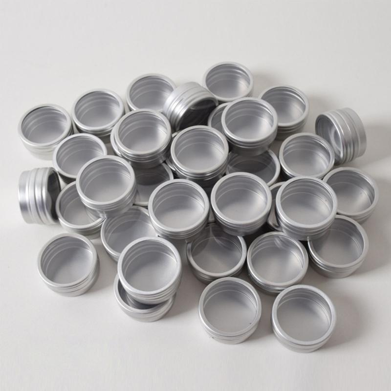 Jewelry Storage Box Visible Aluminum Containers For Rhinestones Studs And Pedicure Supplies Compact Solution