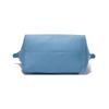 New LONGCHAMP Le Pliage Green Recycled Canvas With Leather Trim Dumpling Bag, One Shoulder Handbag Medium Size Women's Blue 2605919P58