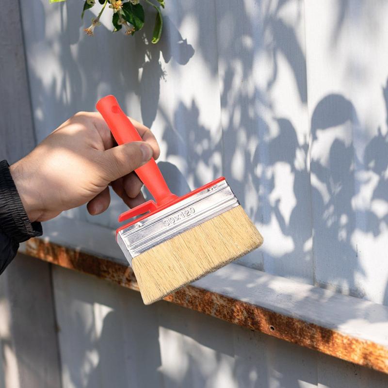 Smooth Flat Head Paint Brush For Painting Walls Labor Saving Hand Tools Limewash Brush