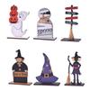 New Products, Halloween Decorations, Decorative Ornaments, Witches, Ghosts, Painted Decorations, Wooden Ornaments, Party Costume Props, Ornaments
