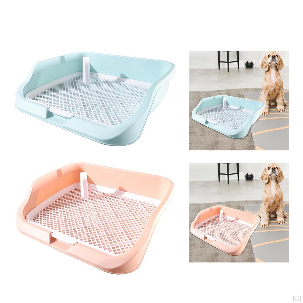 Hunde Welpen Toilette für kleine und mittelgroße Hunde, Innen Außen, erhöhte Umzäunung