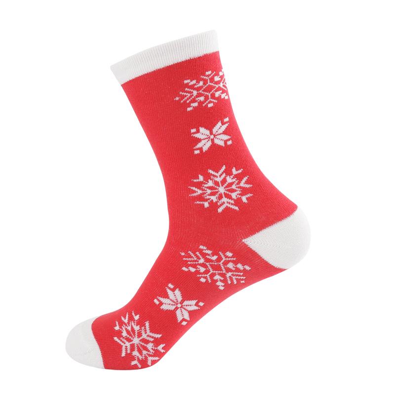 Hot Sale Women Christmas Socks Santa Claus Cotton Socks Autumn Snow Elk Gift Socks Crew Socks