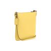 COACH File Cross Grain Leather Crossbody Bags Small Women's Silver Vintage Yellow (Unisex) Crossbody Bags CE871 SVS9V
