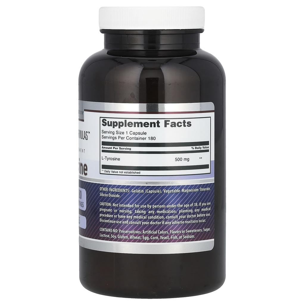 Amazing Formula, L-Tyrosine, 500Mg, 180 Capsules