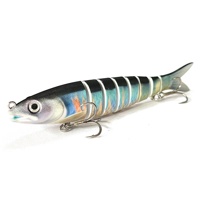 Multi-Joint Simulation Fishing Bait for Trout and Bass - Slow Sink, Realistic Design