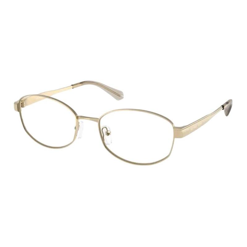 MICHAEL KORS Full frame design metal oval optical frame women s gold