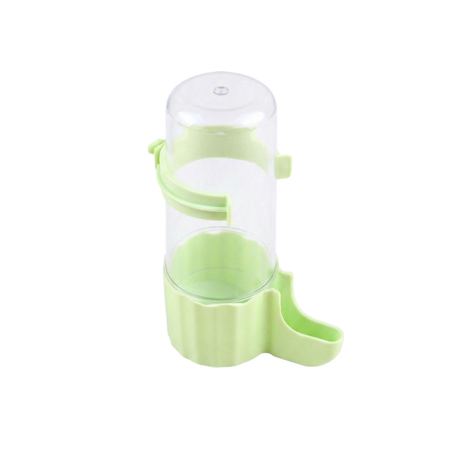 

Thickened Automatic Bird Waterer Feeder for Parrots Budgies Chickens one size зелёный