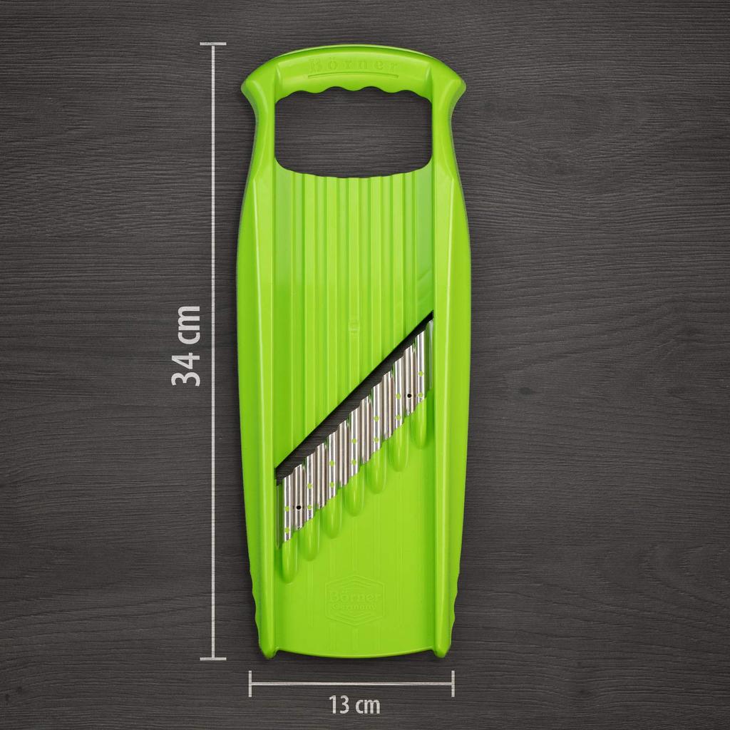 Borner PL Waffle Slicer XXL Directly Sold by the Official German (Green) - Manufacturer!