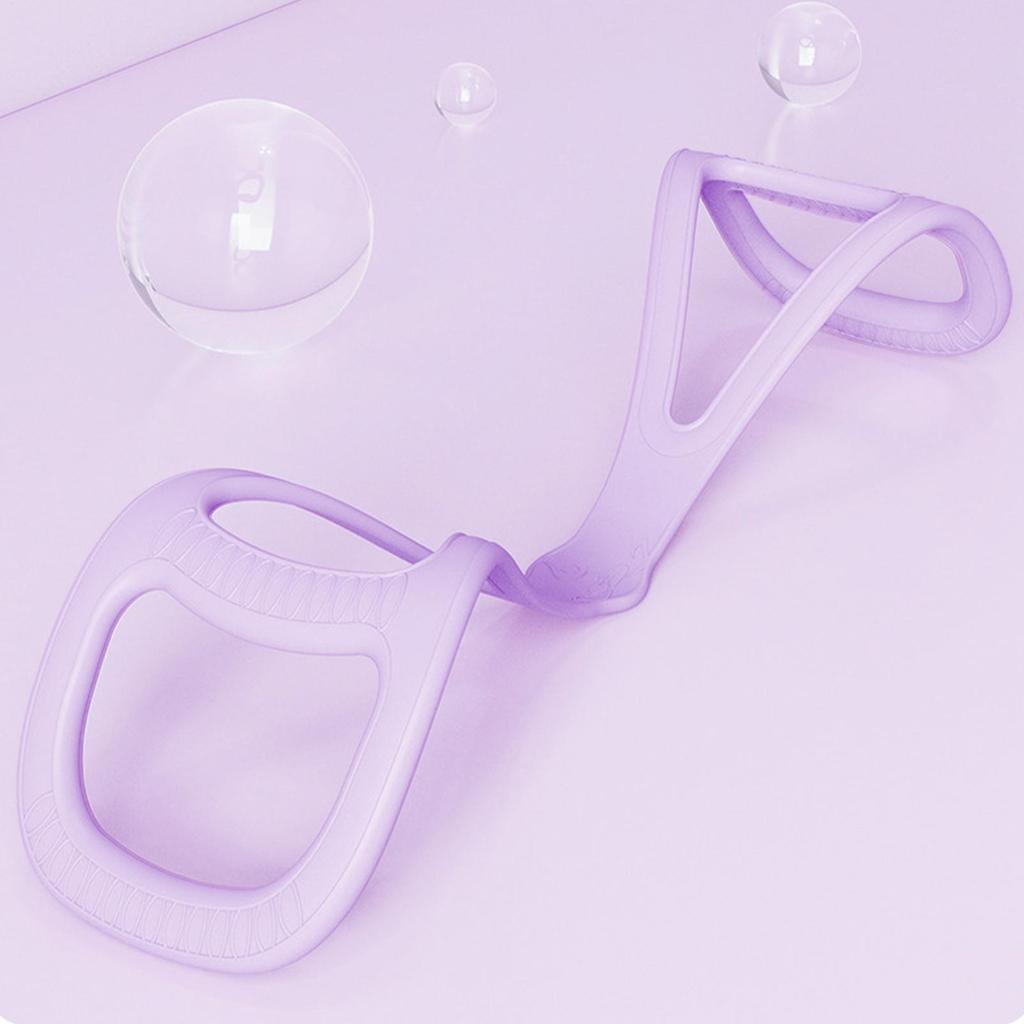 8 Shaped Resistance Bands for Back Exercise Ergonomic Shoulder Stretch Equipment for Home Gym Youth Girls Family Stretching