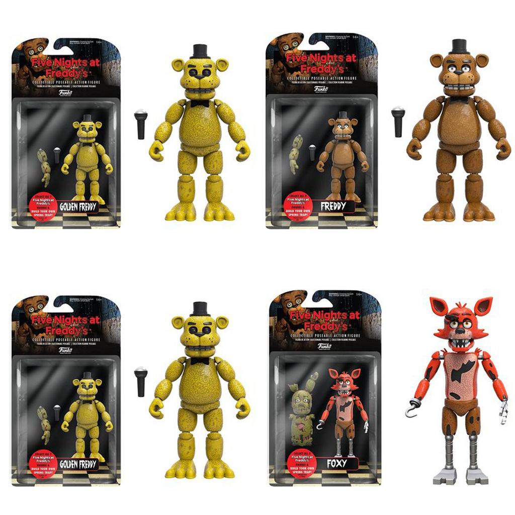 Charming Fnaf Five Nights At Freddy's Articulated Golden Freddy Action Figure Toy