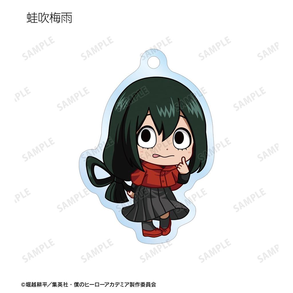 TV Anime "My Hero Academia" Trading Chibi Character Red Casual Clothes Ver. Acrylic Keychain Box of 15