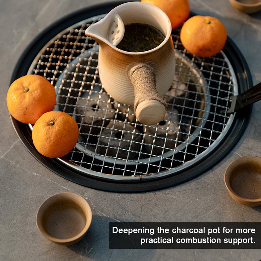 Открытый кемпинг двор HotPot настольные печи набор многофункциональный угольный гриль — фото 11